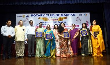 ROTARY CLUB OF MADRAS PRESENTS AZHAGU IV - A MEGA CERTIFICATE DISTRIBUTION FUNCTION FOR WOMEN EMPOWERMENT AT MYLAPORE, CHENNAI