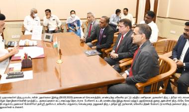 தமிழக முதல்வர் மாண்புமிகு மு.க. ஸ்டாலின் அவர்களை மலேசிய மனிதவள அமைச்சர் டத்தோ ஸ்ரீ எம். சரவணன் சென்னையில் உள்ள முதல்வரின் அலுவலகத்தில் சந்தித்துப் பேசினார்.