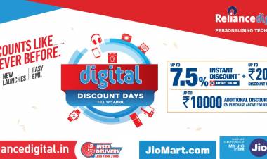RELIANCE DIGITAL brings “DIGITAL DISCOUNT DAYS” offering discounts like never before across categories