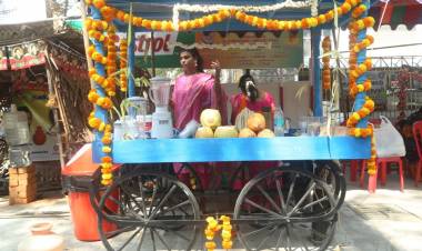 Mega Blunt juice shop with the aim of helping transgender people to live with dignity inaugurated by Apsara Reddy and Actor Ganesh Venkatraman