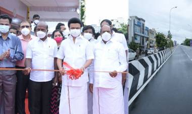 ரூ.95.21 கோடி மதிப்பீட்டில் கட்டப்பட்ட மேடவாக்கம் மேம்பாலத்தை திறந்து வைத்தார் முதல்வர் மு.க.ஸ்டாலின்