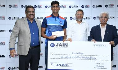 JAIN (Deemed-to-be-University) felicitates the Champions of Khelo India University Games 2021