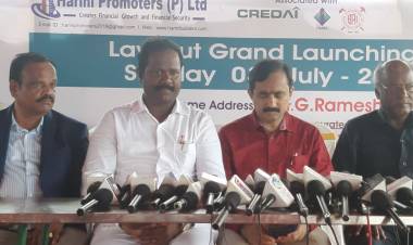 சென்னையை அடுத்த படப்பை - பனப்பாக்கத்தில் ஹரிணி  பில்டர்ஸ்  நிறுவனத்தின் சார்பில் வீட்டுமனை பிரிவு விற்பனை  துவக்கம்