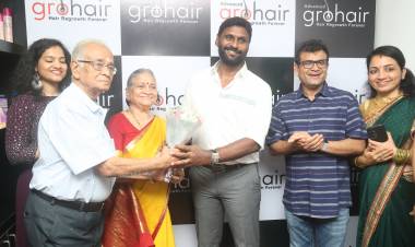 Advanced Grohair Clinic 5th branch Launched by Saran Vel Jayaraman,  G Subramaniam & S Jayalakshmi in Adyar