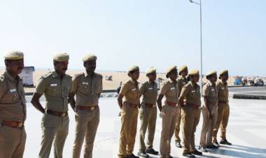 சென்னை மெரினா கடற்கரையில் கள்ளக்குறிச்சி மாணவி தொடர்பாக போராட்டங்கள் நடைபெறாத வகையில் முன்னெச்சரிக்கை: போலீசார் பாதுகாப்பு