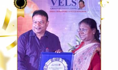  "Women’s Empowerment Award in 2018 on behalf of Vels University"