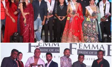 Youneek Presents Fem-Mae Pride of India 2022 Title won by Mr.Dinesh Arya & Miss.Vaatsalya organised by Mr.Nikhil Chandan(Youneek),  Sonali Jain & Kashish jain & Sabari Nair