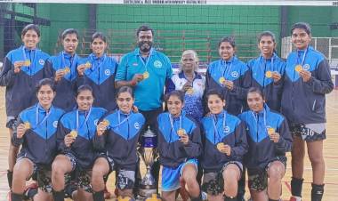 Our SRM IST Volleyball (Women) team  Won the GOLD MEDAL  in the All India Inter University Volleyball (W)Tournament from 01st to 6th January 2023  held at MG University ,Kottayam ,Kerala.