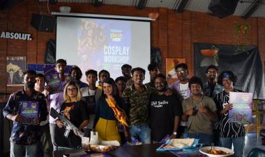 A Cosplayers Full House!  Popular cosplayers Medha Srivastava and Suriya Banu host Comic Con India's first ever special Cosplay Workshop ahead of Chennai Comic Con 2024