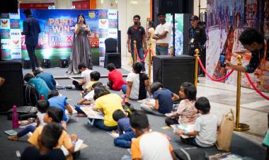 800+ kids participated in a drawing competition at Phoenix MarketCity