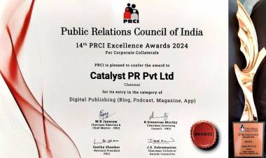 CATALYST PR Wins Bronze at PRCI Awards!