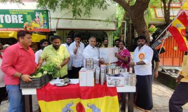 தமிழக வெற்றிக் கழகத்தின் தலைவர் தளபதி அவர்களின் அறிவுறுத்தலின்படி, சென்னை புறநகர் மாவட்ட தமிழக வெற்றிக் கழகம் சார்பாக,  