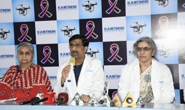 200-Drone Show by Kamineni Hospitals to Raise Cancer Awareness