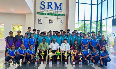 SRM CAS: Secures Overall Championship in State-Level Tournament