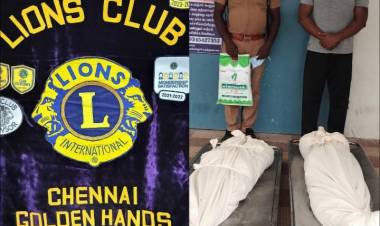  Lions club of Chennai Golden hands