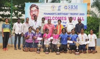 SRMIST Founder's Birthday Trophy Beach Volleyball Results