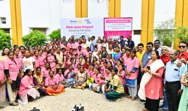 Rotary District 3234 Empowers 100 Women Through Landmark Pink Autos Distribution Ceremony