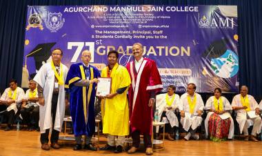 Agurchand Manmull Jain College Hosts its 71st Graduation Day Ceremony