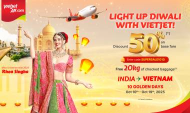 Diwali Made Brighter with Vietjet’s 10-Day Festive Super Sale