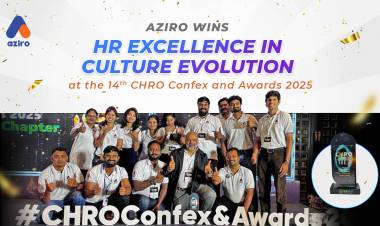 Aziro Wins HR Excellence in Culture Evolution at the 14th CHRO Confex and Awards 2025
