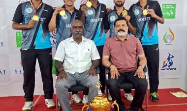 SRM IST Clinches South Zone Inter-University Table Tennis Tournament (Men) 2025–2026