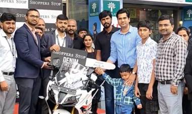 Shoppers Stop awards Denim Decode Winner with BMW 310RR; Launches Much-Awaited Sale Nationwide