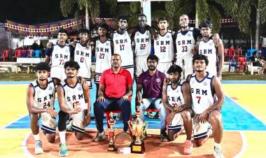SRM won Basket Ball Tournament @ Andhra Pradesh