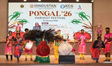 Mauritius Minister Graces Mega Pongal 2026 at HITS, Highlighting Tamil Heritage, Student Creativity, and International Cultural Ties