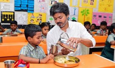 Vijay expands breakfast scheme to cover students up to Class VIII