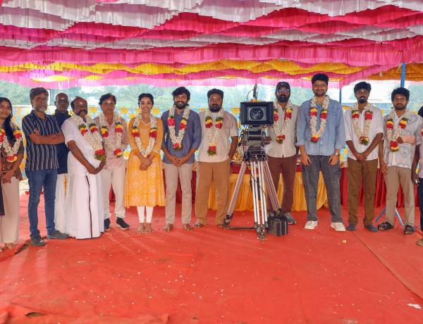 சாந்தி டாக்கீஸ் அருண் விஸ்வா வழங்கும், இயக்குநர் ஹரிஹரசுதன் அழகிரி இயக்கத்தில் பாரத்- சான்வி மேக்னா நடிக்கும் 'புரொடக்‌ஷன் நம்பர் 4' திரைப்படத்தின் படப்பிடிப்பு பூஜையுடன் தொடங்கியது!