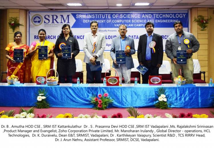SRMIST organized Research Conference on IOT, Cloud and Data Science