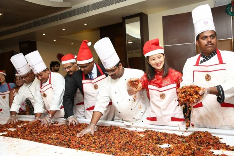 Christmas Cake Mixing Ceremony at The Residency on 23rd October 2019