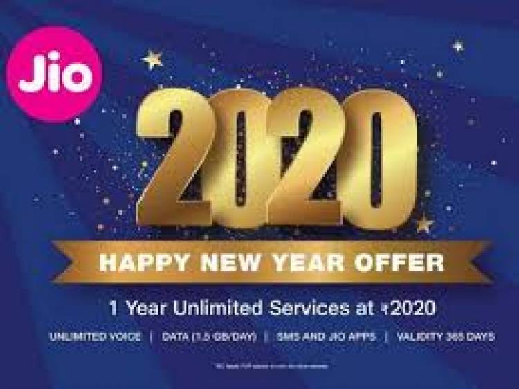 Jio unveils '2020 Happy New year offer'