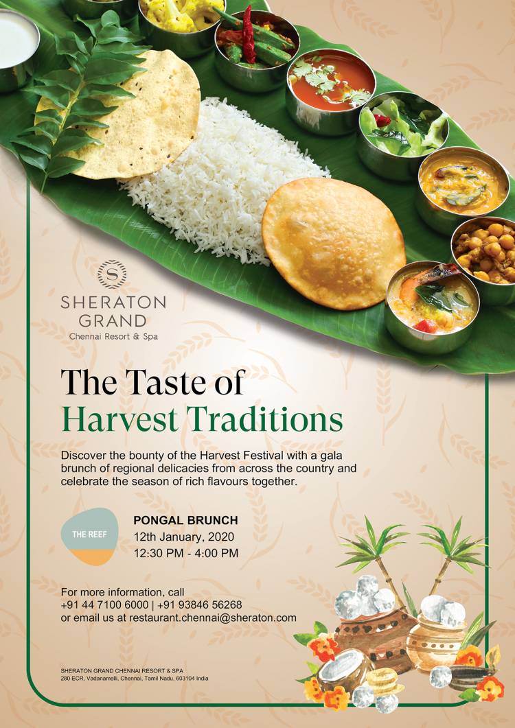 Sheraton Grand Chennai Resort & Spa welcomes this harvest festival with Pongal Celebrations