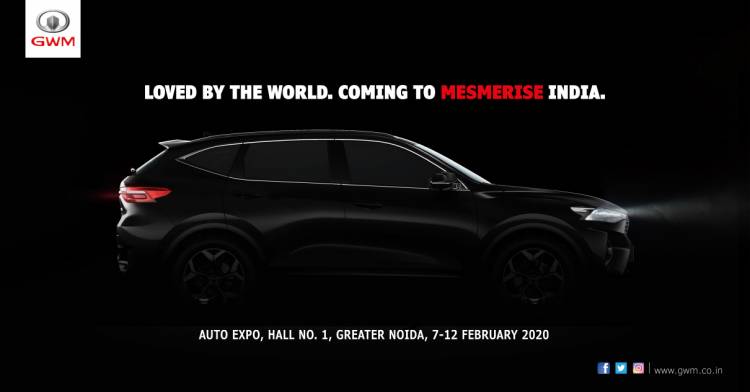 GWM to make its India debut at Auto Expo 2020