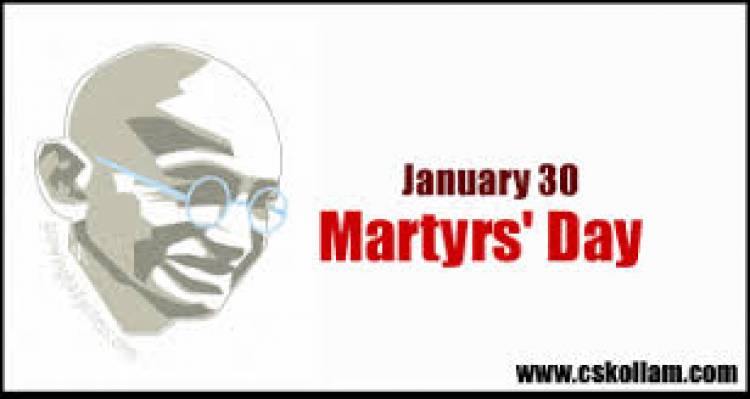 Martyrs' Day(India) is observed on January 30