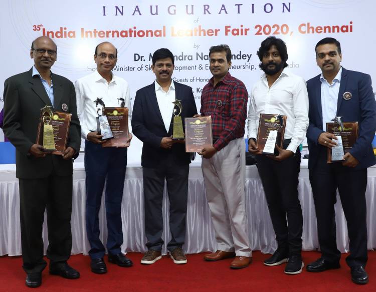 Tata International wins big southern region export awards held at the 35th India International Leather Fair 2020