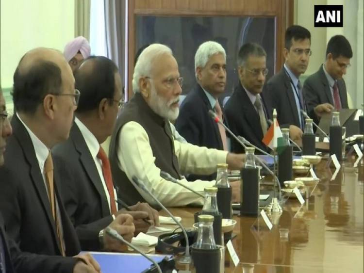 PM Modi,Portuguese President hold delegation level talks in Delhi