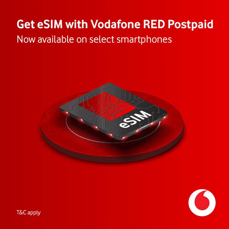 VODAFONE announces LAUNCH of eSIM on primary device 