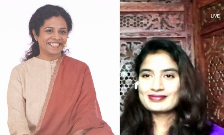 Saina Nehwal and Mithali Raj at Ekam world Peace Festival 2020