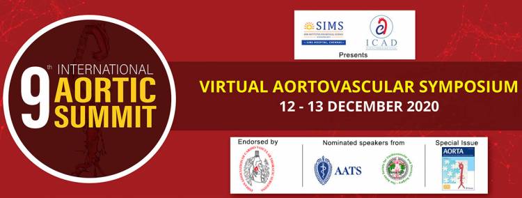 City to host the 9th International Aortic Summit on 12th & 13th December 2020 