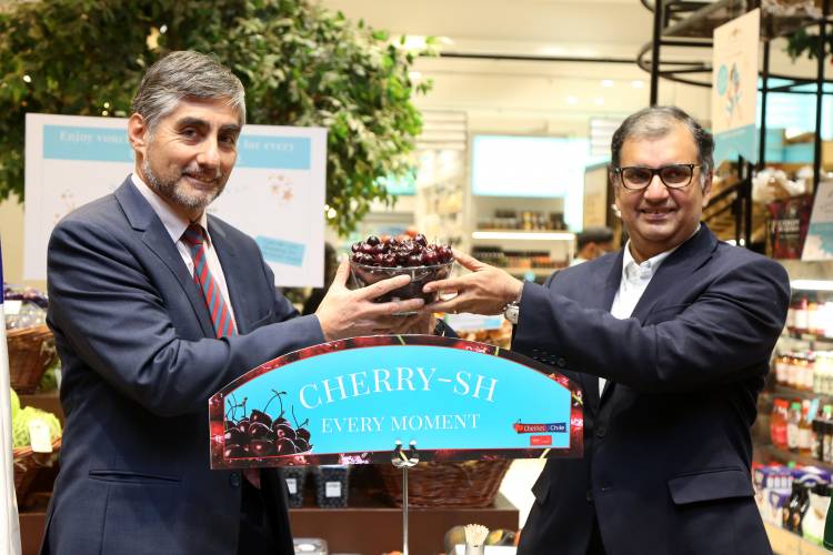 Red, delectable and nutritive Cherries from Chile promoted for the first time in India