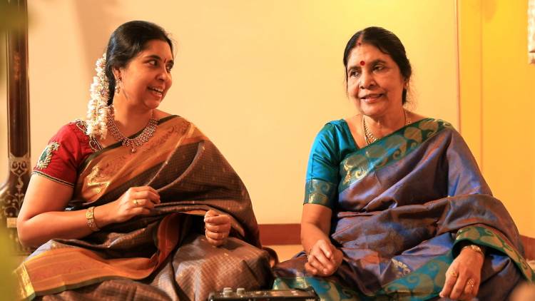 Renowned Carnatic Violinist, Composer, and Guru Smt. Vasantha Kannan releases a unique Thillana with daughter and disciple Calcutta K. Srividya and son Mohan Kannan