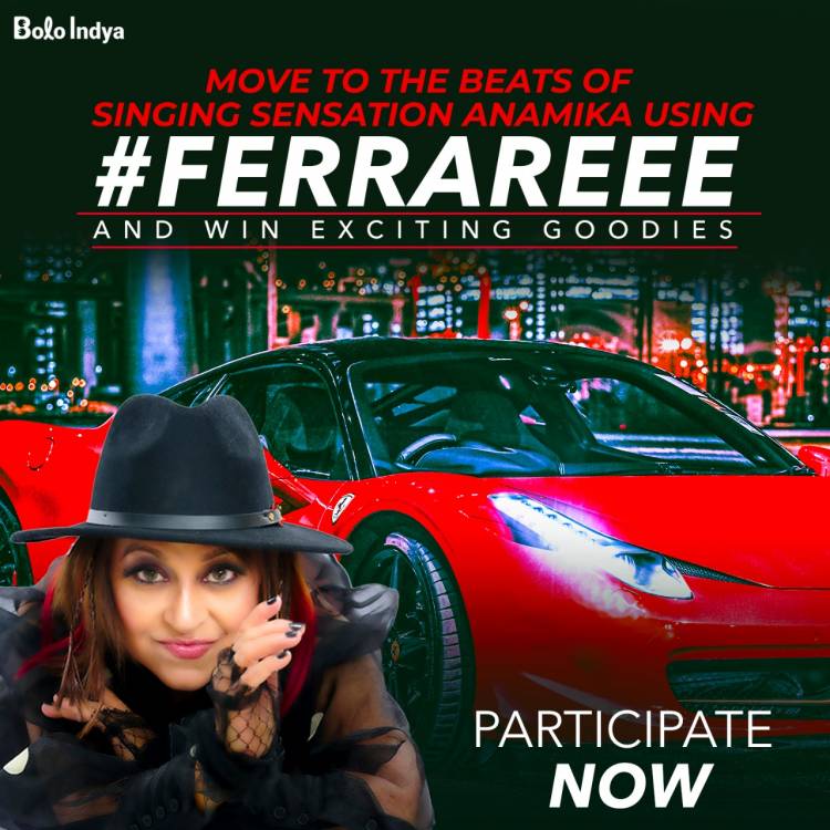  Indie-Pop Music Sensation Anamika Grover joins Bolo Indya to promote new album #Ferrareee amongst Bharat internet users