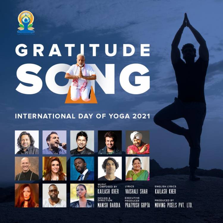 Grammy award winner and internationally renowned musicians unite with Indian legends to create the Yoga Anthem