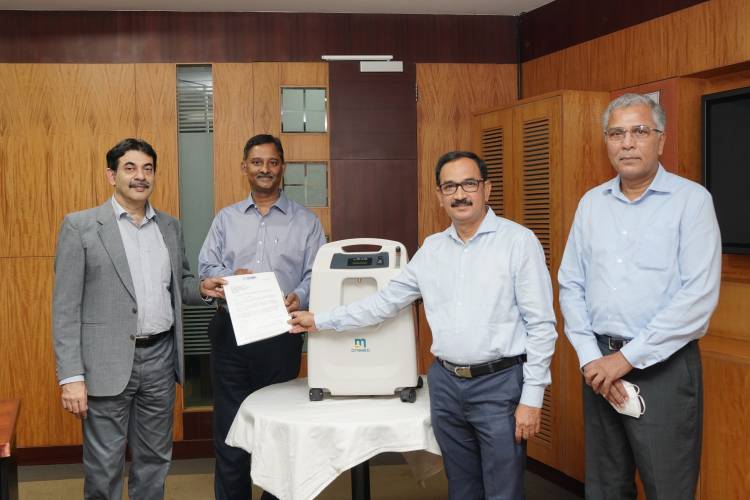 SICMA’s gesture towards Covid Relief efforts of Telangana Government - providing 100 Oxygen Concentrators