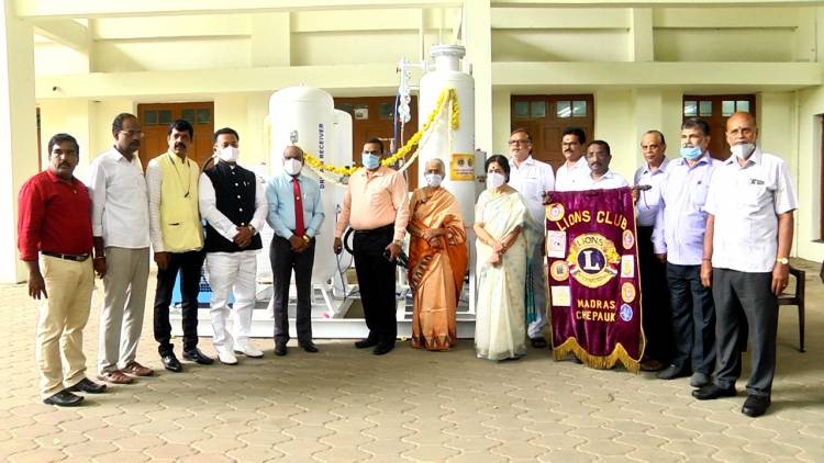 Lions Club of Chepauk continues its MASSIVE DONATION - Rs.2 Crore worth of 250 LPM Oxygen Generators donated to Erode Ortho Centre