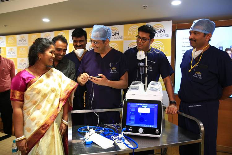 MGM Healthcare Chennai successfully performs India’s first CT guidemd Minimally Invasive Neuro Surgical Procedure on a patient from Bangladesh