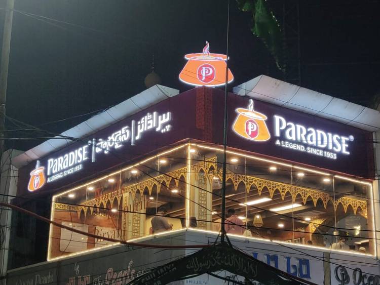 Whence The Two Hyderabadi Icons Meet  The Iconic Paradise Restaurant opens its 20th Restaurant in  Hyderabad near Charminar
