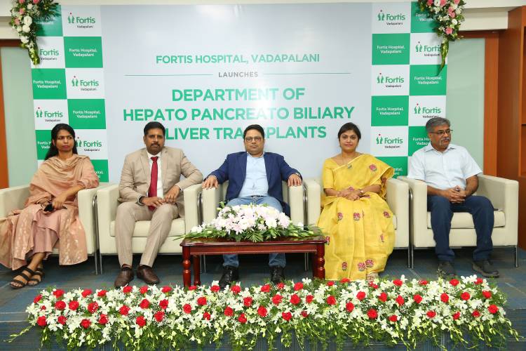 Fortis Hospital, Vadapalani launches a Dedicated  ‘Hepato-Pancreatic-Biliary and Liver transplant’ Centre